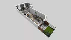3 pokoje, mieszkanie 53,15 m², parter, oferta nr D/29, Bokserska 71 etap 2.3, Warszawa, Ursynów, Wyczółki, ul. Bokserska