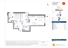 3 pokoje, mieszkanie 58,67 m², parter, oferta nr D/30, Bokserska 71 etap 2.3, Warszawa, Ursynów, Wyczółki, ul. Bokserska