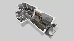 3 pokoje, mieszkanie 58,67 m², parter, oferta nr D/30, Bokserska 71 etap 2.3, Warszawa, Ursynów, Wyczółki, ul. Bokserska