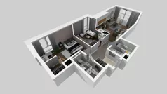 3 pokoje, mieszkanie 58,67 m², parter, oferta nr D/30, Bokserska 71 etap 2.3, Warszawa, Ursynów, Wyczółki, ul. Bokserska