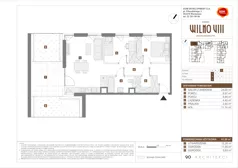 3 pokoje, mieszkanie 61,80 m², parter, oferta nr D/9, Osiedle Wilno 8.1.2, Warszawa, Targówek, Elsnerów, ul. Bukowiecka