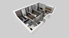 3 pokoje, mieszkanie 49,34 m², piętro 2, oferta nr D/44, Osiedle Wilno 8.1.2, Warszawa, Targówek, Elsnerów, ul. Bukowiecka