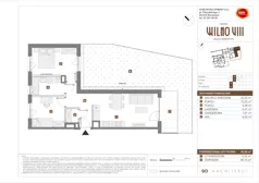 3 pokoje, mieszkanie 56,00 m², parter, oferta nr B/19, Osiedle Wilno 8.1.2, Warszawa, Targówek, Elsnerów, ul. Bukowiecka