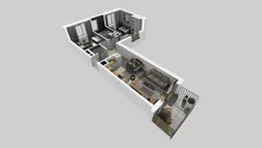 3 pokoje, mieszkanie 56,00 m², piętro 1, oferta nr B/22, Osiedle Wilno 8.1.2, Warszawa, Targówek, Elsnerów, ul. Bukowiecka