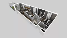 3 pokoje, mieszkanie 56,31 m², parter, oferta nr C/7, Osiedle Wilno 8.1.2, Warszawa, Targówek, Elsnerów, ul. Bukowiecka