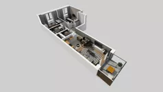 3 pokoje, mieszkanie 57,52 m², piętro 4, oferta nr B/108, Apartamenty Beethovena, Warszawa, Mokotów, Sielce, ul. Dziekońskiego 4