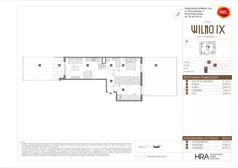 3 pokoje, mieszkanie 58,53 m², parter, oferta nr B/1, Osiedle Wilno 9.2, Warszawa, Targówek, Elsnerów, ul. Rudnicka