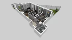 3 pokoje, mieszkanie 51,49 m², parter, oferta nr S/2, Wille Biskupin 2.1, Wrocław, Biskupin-Sępolno-Dąbie-Bartoszowice, Śródmieście, ul. K. Olszewskiego