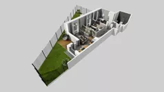 3 pokoje, mieszkanie 51,49 m², parter, oferta nr S/2, Wille Biskupin 2.1, Wrocław, Biskupin-Sępolno-Dąbie-Bartoszowice, Śródmieście, ul. K. Olszewskiego