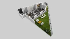 3 pokoje, mieszkanie 51,49 m², parter, oferta nr S/2, Wille Biskupin 2.1, Wrocław, Biskupin-Sępolno-Dąbie-Bartoszowice, Śródmieście, ul. K. Olszewskiego