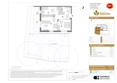 3 pokoje, mieszkanie 55,00 m², piętro 1, oferta nr U/6, Wille Biskupin 2.1, Wrocław, Biskupin-Sępolno-Dąbie-Bartoszowice, Śródmieście, ul. K. Olszewskiego