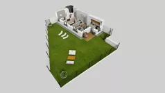 3 pokoje, mieszkanie 51,49 m², parter, oferta nr T/2, Wille Biskupin 2.1, Wrocław, Biskupin-Sępolno-Dąbie-Bartoszowice, Śródmieście, ul. K. Olszewskiego