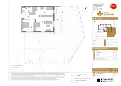 3 pokoje, mieszkanie 55,00 m², parter, oferta nr U/3, Wille Biskupin 2.1, Wrocław, Biskupin-Sępolno-Dąbie-Bartoszowice, Śródmieście, ul. K. Olszewskiego