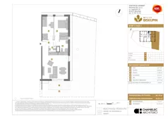 3 pokoje, mieszkanie 62,18 m², piętro 1, oferta nr W/4, Wille Biskupin 2.1, Wrocław, Biskupin-Sępolno-Dąbie-Bartoszowice, Śródmieście, ul. K. Olszewskiego
