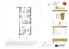 3 pokoje, mieszkanie 62,18 m², piętro 1, oferta nr W/4, Wille Biskupin 2.1, Wrocław, Biskupin-Sępolno-Dąbie-Bartoszowice, Śródmieście, ul. K. Olszewskiego