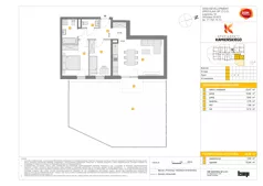 3 pokoje, mieszkanie 58,90 m², parter, oferta nr A/3, Apartamenty Kamieńskiego, Wrocław, Karłowice-Różanka, ul. Kamieńskiego 53a