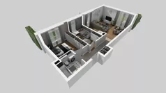 3 pokoje, mieszkanie 60,78 m², parter, oferta nr B/15, Apartamenty Kamieńskiego, Wrocław, Karłowice-Różanka, ul. Kamieńskiego 53a