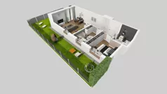 3 pokoje, mieszkanie 60,78 m², parter, oferta nr B/15, Apartamenty Kamieńskiego, Wrocław, Karłowice-Różanka, ul. Kamieńskiego 53a