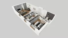 3 pokoje, mieszkanie 60,78 m², piętro 1, oferta nr B/19, Apartamenty Kamieńskiego, Wrocław, Karłowice-Różanka, ul. Kamieńskiego 53a