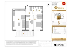 3 pokoje, mieszkanie 58,33 m², piętro 1, oferta nr X/5, Wille Biskupin 2.2, Wrocław, Biskupin-Sępolno-Dąbie-Bartoszowice, Śródmieście, ul. Karola Olszewskiego