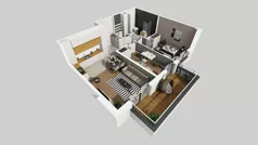 3 pokoje, mieszkanie 58,33 m², piętro 1, oferta nr X/5, Wille Biskupin 2.2, Wrocław, Biskupin-Sępolno-Dąbie-Bartoszowice, Śródmieście, ul. Karola Olszewskiego