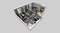3 pokoje, mieszkanie 58,33 m², piętro 2, oferta nr X/8, Wille Biskupin 2.2, Wrocław, Biskupin-Sępolno-Dąbie-Bartoszowice, Śródmieście, ul. Karola Olszewskiego