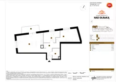 3 pokoje, mieszkanie 63,82 m², piętro 1, oferta nr A/7, Apartamenty nad Oławką, Wrocław, Przedmieście Oławskie, Krzyki, ul. Krakowska 98