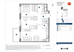 3 pokoje, mieszkanie 58,94 m², piętro 1, oferta nr C/5, Przystanek Prądnik 2, Kraków, Prądnik Biały, Górka Narodowa, ul. Meiera