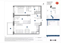 3 pokoje, mieszkanie 55,22 m², piętro 2, oferta nr C/69, Przystanek Prądnik 2, Kraków, Prądnik Biały, Górka Narodowa, ul. Meiera