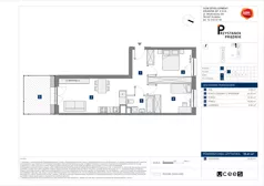 3 pokoje, mieszkanie 55,41 m², parter, oferta nr C/102, Przystanek Prądnik 2, Kraków, Prądnik Biały, Górka Narodowa, ul. Meiera