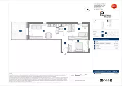 3 pokoje, mieszkanie 55,66 m², parter, oferta nr C/104, Przystanek Prądnik 2, Kraków, Prądnik Biały, Górka Narodowa, ul. Meiera