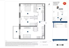 3 pokoje, mieszkanie 59,55 m², piętro 3, oferta nr C/189, Przystanek Prądnik 2, Kraków, Prądnik Biały, Górka Narodowa, ul. Meiera