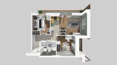 3 pokoje, mieszkanie 52,16 m², piętro 7, oferta nr F/40, Apartamenty Literacka bud. E i F, Warszawa, Bielany, Piaski, ul. Literacka