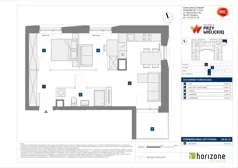 3 pokoje, mieszkanie 50,82 m², piętro 1, oferta nr B/81, Osiedle przy Wielickiej etap 1.2, Kraków, Bieżanów-Prokocim, ul. M. Orwid