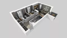 3 pokoje, mieszkanie 52,28 m², piętro 6, oferta nr B/111, Osiedle przy Wielickiej etap 1.2, Kraków, Bieżanów-Prokocim, ul. M. Orwid
