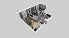 3 pokoje, mieszkanie 56,14 m², piętro 3, oferta nr B/140, Osiedle przy Wielickiej etap 1.2, Kraków, Bieżanów-Prokocim, ul. M. Orwid