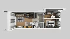 3 pokoje, mieszkanie 62,72 m², piętro 4, oferta nr A/83, Osiedle przy Wielickiej, Kraków, Bieżanów-Prokocim, ul. Marii Orwid / Wielicka