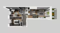 3 pokoje, mieszkanie 54,97 m², piętro 2, oferta nr C/178, Przystanek Prądnik 2, Kraków, Prądnik Biały, Górka Narodowa, ul. Meiera