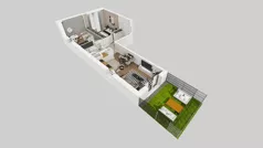 3 pokoje, mieszkanie 54,97 m², piętro 2, oferta nr C/178, Przystanek Prądnik 2, Kraków, Prądnik Biały, Górka Narodowa, ul. Meiera