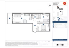 3 pokoje, mieszkanie 55,84 m², piętro 1, oferta nr C/108, Przystanek Prądnik 2, Kraków, Prądnik Biały, Górka Narodowa, ul. Meiera