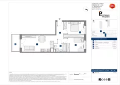 3 pokoje, mieszkanie 55,71 m², piętro 3, oferta nr C/113, Przystanek Prądnik 2, Kraków, Prądnik Biały, Górka Narodowa, ul. Meiera