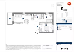 3 pokoje, mieszkanie 55,84 m², piętro 4, oferta nr C/120, Przystanek Prądnik 2, Kraków, Prądnik Biały, Górka Narodowa, ul. Meiera