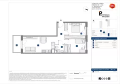 3 pokoje, mieszkanie 55,71 m², piętro 5, oferta nr C/121, Przystanek Prądnik 2, Kraków, Prądnik Biały, Górka Narodowa, ul. Meiera