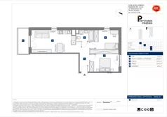 3 pokoje, mieszkanie 55,84 m², piętro 5, oferta nr C/124, Przystanek Prądnik 2, Kraków, Prądnik Biały, Górka Narodowa, ul. Meiera