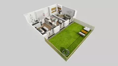 3 pokoje, mieszkanie 59,55 m², piętro 1, oferta nr C/177, Przystanek Prądnik 2, Kraków, Prądnik Biały, Górka Narodowa, ul. Meiera