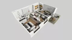 3 pokoje, mieszkanie 59,55 m², piętro 4, oferta nr C/195, Przystanek Prądnik 2, Kraków, Prądnik Biały, Górka Narodowa, ul. Meiera