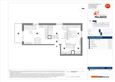 3 pokoje, mieszkanie 57,69 m², piętro 1, oferta nr A/5, Osiedle Palladium, Warszawa, Białołęka, Nowodwory, ul. Mieczysławy Ćwiklińskiej