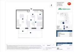 3 pokoje, mieszkanie 51,40 m², piętro 1, oferta nr A/119, Międzyleska 4, Wrocław, Tarnogaj, Krzyki, ul. Międzyleska