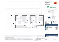 3 pokoje, mieszkanie 51,40 m², piętro 1, oferta nr A/119, Międzyleska 4, Wrocław, Tarnogaj, Krzyki, ul. Międzyleska
