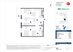 3 pokoje, mieszkanie 64,59 m², piętro 1, oferta nr A/68, Międzyleska 4, Wrocław, Tarnogaj, Krzyki, ul. Międzyleska